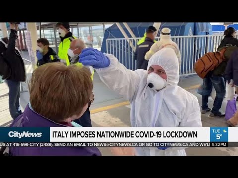 Italy imposes nationawide COVID-19 lockdown