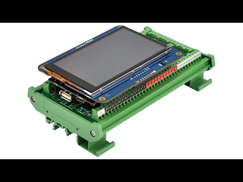 Terminal Block Breakout Board Module for Arduino GIGA R1 WiFi, DIN Rail Mount, Standard Version