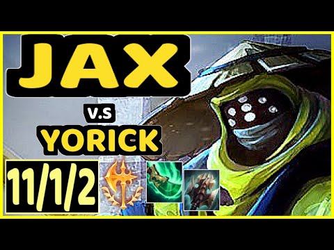 IMPACT (JAX) vs YORICK - 11/1/2 KDA TOP CHALLENGER GAMEPLAY - NA