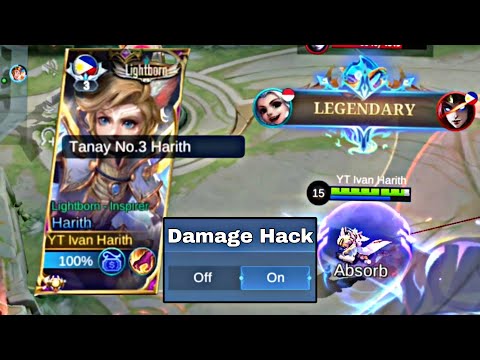 HARITH HACK DAMAGE BUILD! | 20 KILLS🔥| SOLO RANK - MLBB