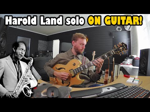 Harold Land solo on guitar! | Lands End transcription
