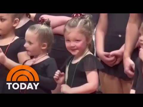Watch: Little Girl’s Face Lights Up Seeing Family At Recital