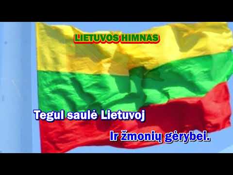 LIETUVOS HIMNAS  ( be choro, tik melodija ir žodžiai )