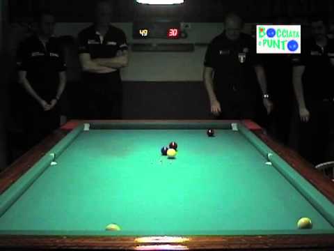 MASTER 2012/13 - ZANNI GUALANDI VS PINEDA NERI - PROVINCIALE BOCCETTE BILIARDO BOLOGNA