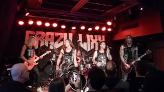 Crazy Lixx - Blame It On Love @ Hard Rock Cafe Oslo.Norway May 19th 2017