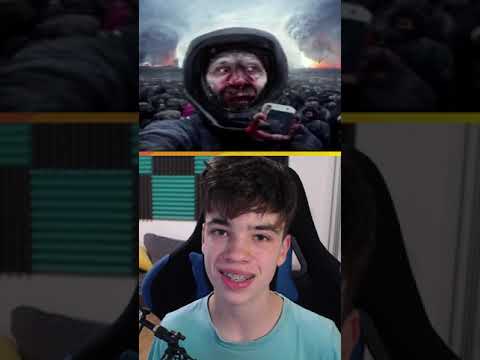 TAKTO VYZERÁ KONIEC SVETA PODĽA UMELEJ INTELIGENCIE.. #shorts