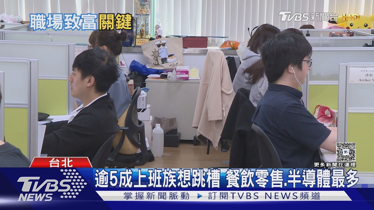 影音/年後轉職潮來襲!逾5成上班族想跳槽 「這3產業」最熱門