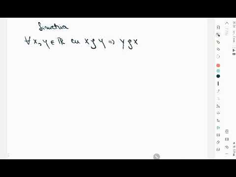 Exercitiu analiza matematica relatii de echivalenta an 1 semestru 1