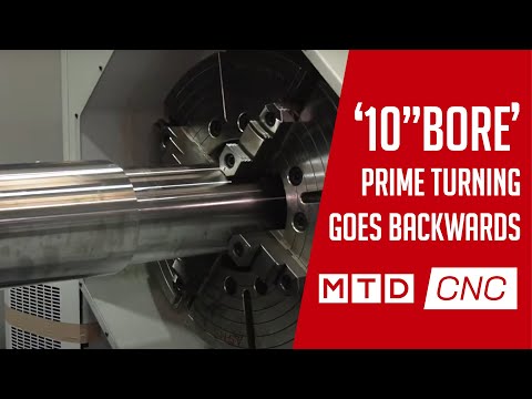 Great surface finish without a fixed steady - Incredible