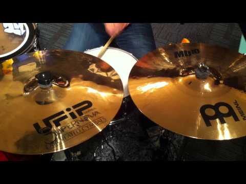 UFIP Supernova 16 Crash and Meinl MB10 16 Crash at Drumstore Malaysia