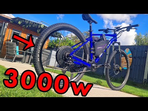 How To: Convert ANY bike into a fast E-BIKE!  **DIY ELECTRIC HUB MOTOR KIT FITTING GUIDE**