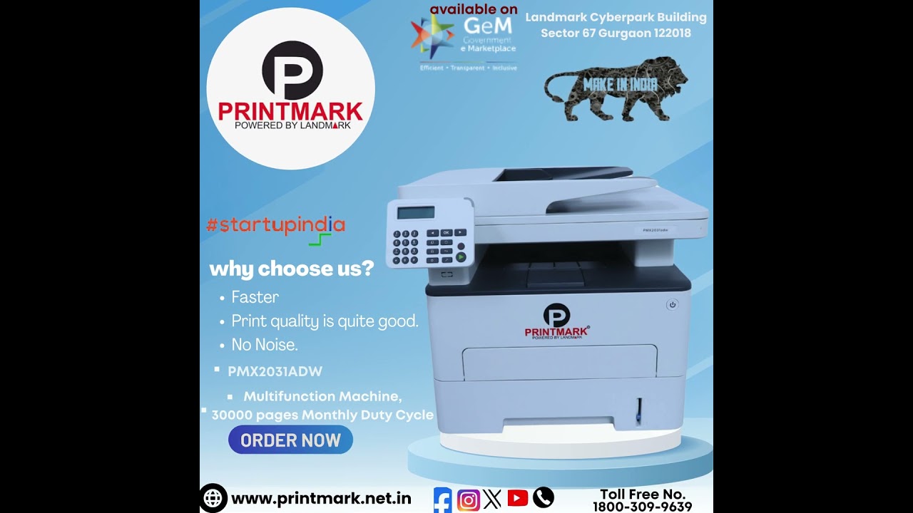 Printmark Printer  #makeinindia #madeinindia #printer