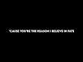 Infinity James Young Lyrics Overlay