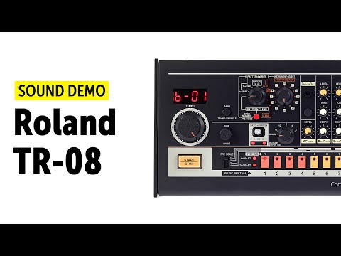 Roland TR-08 Sound Demo (no talking)