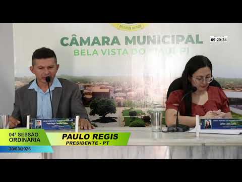 4ª SESSÃO ORDINÁRIA 30/03/26