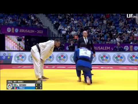 [Judo] KOTOSOIEV Z. (AZE) vs PIRELLI G. (ITA) 100Kg Jerusalem Master 2022