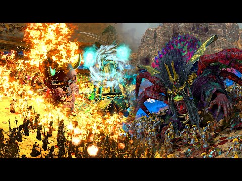 GRAND CATHAY vs JADE BLOODED VAMPIRES - Total War Warhammer cinematic battle