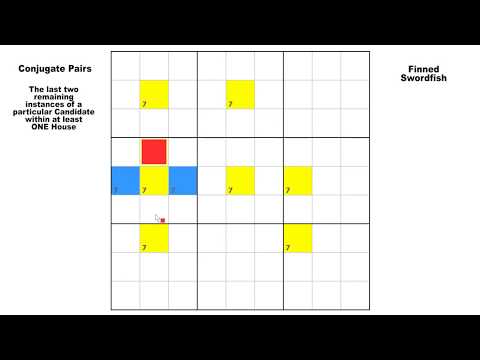 Conjugate Pairs & How to Use Them! / Sudoku Tutorial #19
