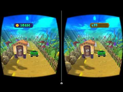 Car Racing Virtual Reality Video