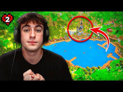 LA CASA sul LAGO nel MONDO BELLISSIMO!! MINECRAFT HARDCORE SURVIVAL EP.2