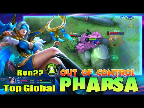 Pharsa out of Control! Top Global Pharsa Gameplay by Ron? ~ Mobile Legends