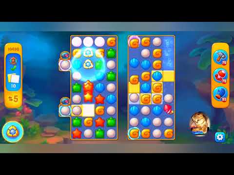 фишдом 2022 # 10496 уровень - прохождение без бустеров # Fishdom,  10496  level - no Boosters.