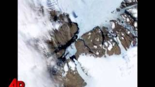 Raw Video: Greenland Ice Island Breaks Free
