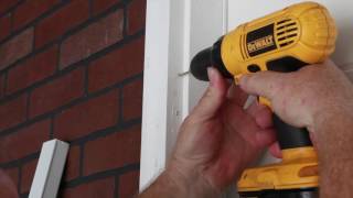 Metal Hinged Screen Door with EZ Adjust System Installation