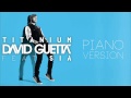 Sia - Titanium (Piano Version) [Audio]