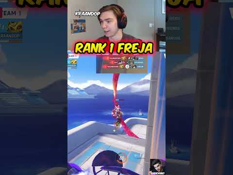 Rank 1 Freja Can 1v5 Top 500 Players #overwatch2