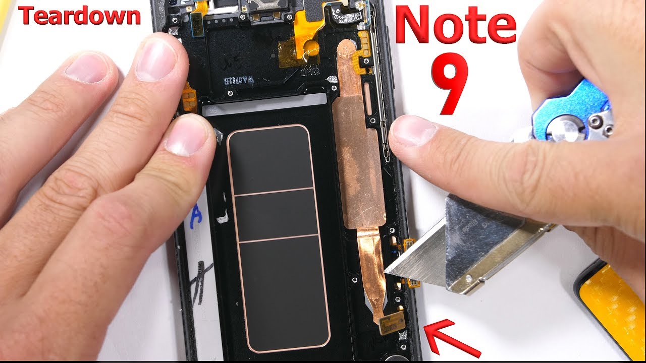 Samsung Note 9 Teardown! - Is there Water inside?