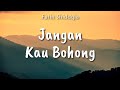 Fatin Shidqia Jangan Kau Bohong Lyric