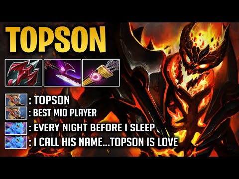 TOPSON - SF Mid Best in Dota? | Shadow Fiend 7.24 Dota 2 Pro Gameplay