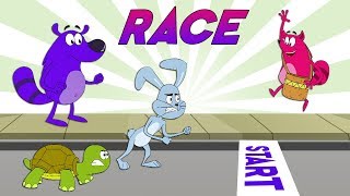 Race Ep 98 Pyaar Mohabbat Happy Lucky Indian  Cartoon Show Zee Kids