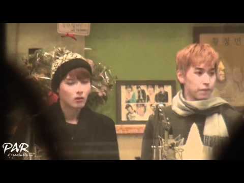 [fancam] 111205 Sukira - Ryeowook and Sungmin's first day as official DJs