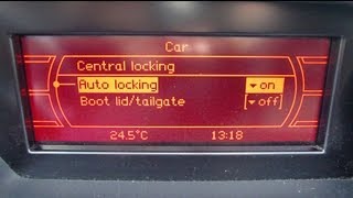 preview picture of video 'Audi A4 B8 (Typ 8K) central auto locking deactivate activate man. 2007-2011 CL'
