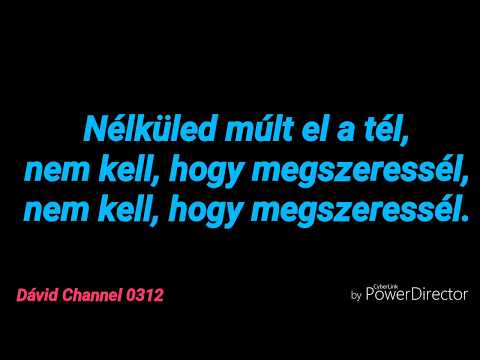 [KARAOKE] SZABYEST FT. CHILDREN OF DISTANCE NÉLKULED MÚLT EL A TÉL