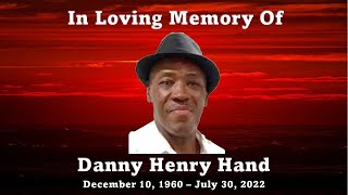 Danny Henry Hand - Celebration of Life