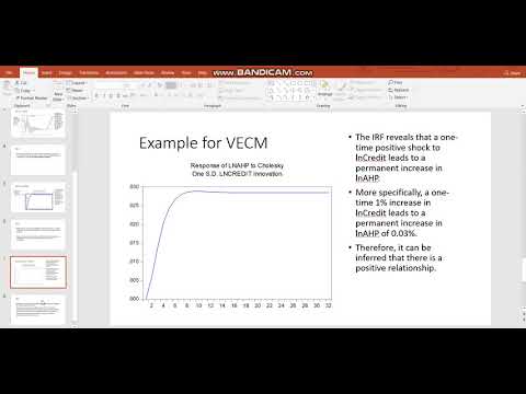 Video 20 Impulse Response Functions Eviews Vector Error Correction Model Part 2