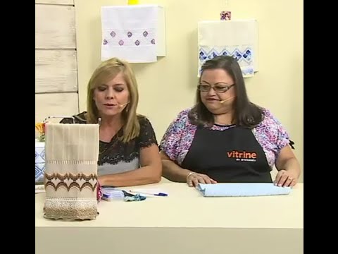 Ponto reto com Leila Jacob e Jogo Americano com Isamara Custódio | Vitrine do artesanato na TV