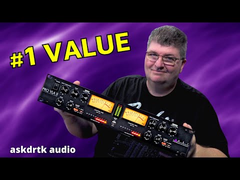 ART Pro VLA Professional Two Channel Vactrol / Tube Leveling Amplifier 2000s - Black image 2