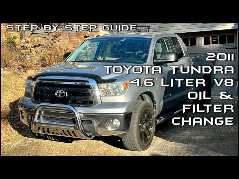 2011 Toyota Tundra 4.6L V8 Oil Change - Complete Step by Step Guide