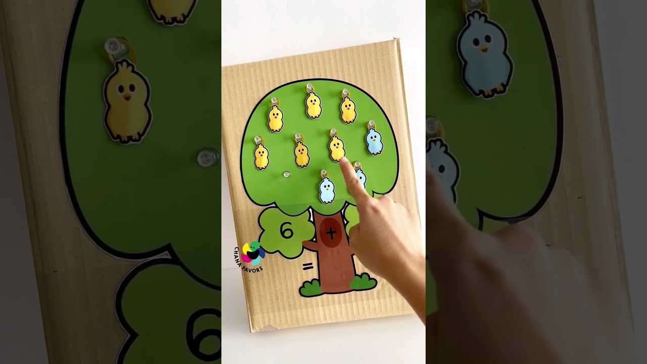 Kids Activity 🧩 | Math Learning Tree#printables #chanafavors #shorts #kidsactivities #earlylearning