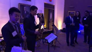 CHS jazz combo performs for Wynton Marsalis