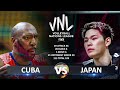 Cuba Vs Japan Men S VNL 2024