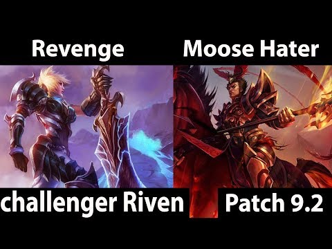 [ Revenge ] Riven vs Jarvan  [  Moose Hater ] Top - S9 ranked DUO METAPHOR