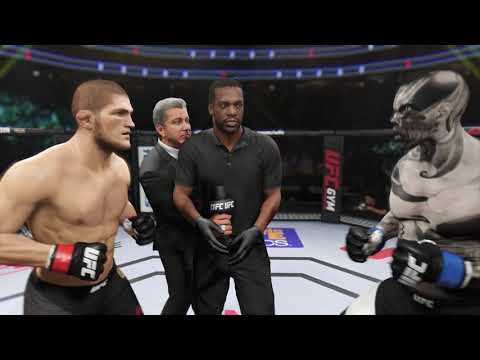 Khabib vs. Sand Wraith - EA Sports UFC 2 - Champion Fights ☝️🦅