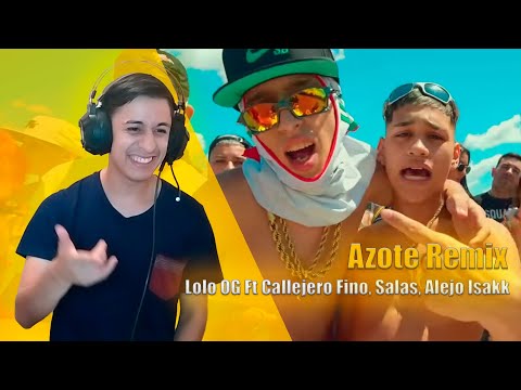 CHILENO REACCIONA A Azote Remix - Lolo OG Ft Callejero Fino, Salas, Alejo Isakk (VIDEO OFICIAL)