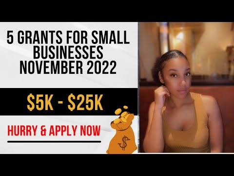 , title : 'Grants For Small Businesses November 2022'