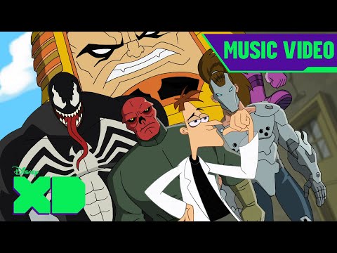 Phineas and Ferb "My Evil Buddies and Me" Song 🎶 | Phineas and Ferb: Mission Marvel |@disneychannel​